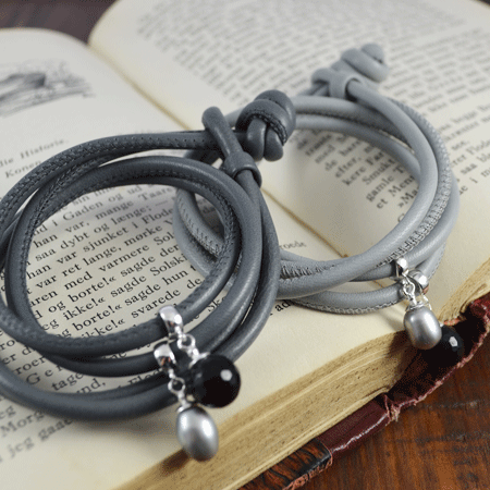 Leather wrap bracelet