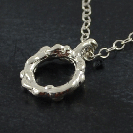 Small silver necklace