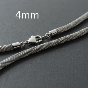 Thick chain in stainless steel 4mm