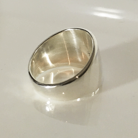 Simplicity silver ring