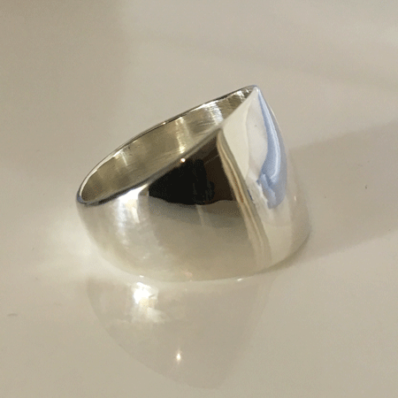 Simplicity silver ring