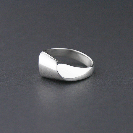 Wave ring in sterling silver