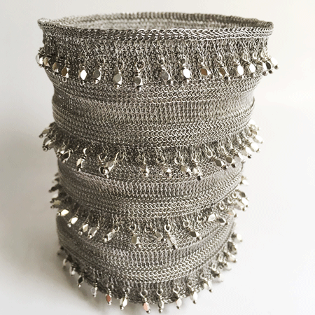acrux wide mesh bracelet