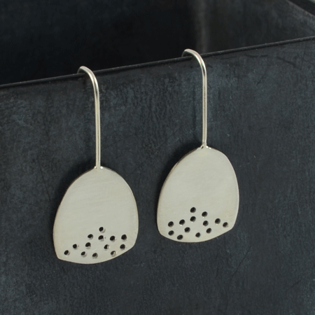handmade Australian silver earrings