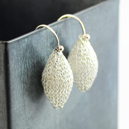 Zuben earrings in sterling silver from Milena Zu