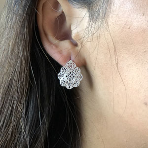 Intricate stud earrings