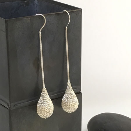 Milena Zu mesh earrings. Bare Spica earrings are just one pair among our large range of Milena Zu jewellery.