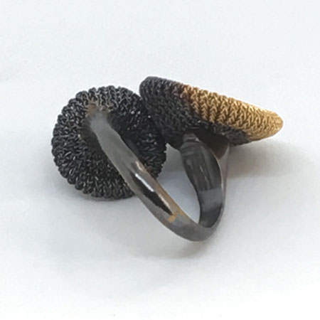 Mesh ring from Milena Zu. Part of our large range of Milena Zu jewellery available online.