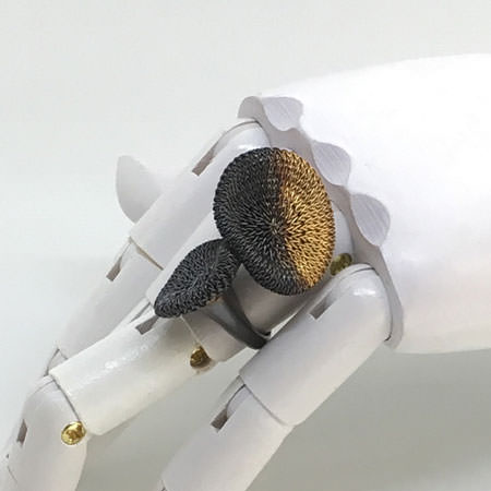 Mesh ring from Milena Zu. Part of our large range of Milena Zu jewellery available online.