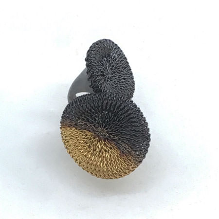 Mesh ring from Milena Zu. Part of our large range of Milena Zu jewellery available online.