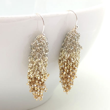 golden zuben earrings Milena Zu