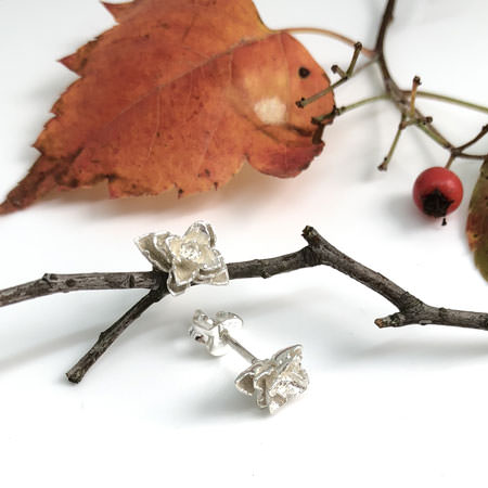 forest floor silver studs