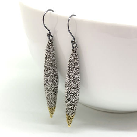 Gold dipped Zuben earrings