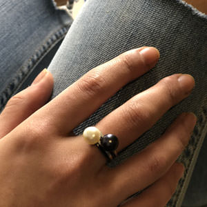 pearl stacking rings