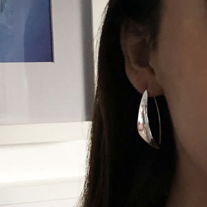 elegant silver earrings