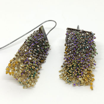 Long beaded Regulus earrings