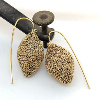 Gold Alcyone earrings