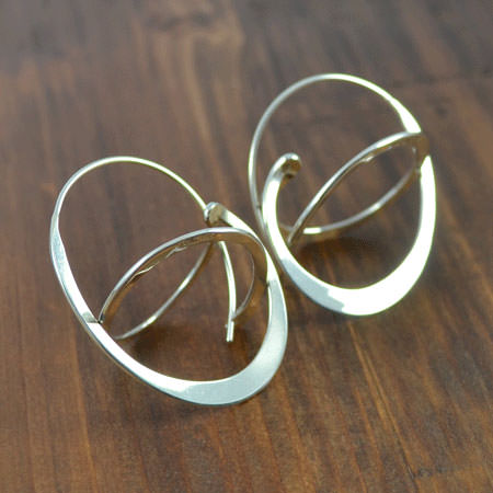 Stellar sterling silver earrings