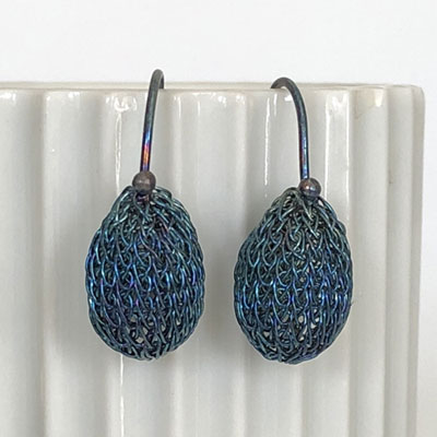 Blue earrings