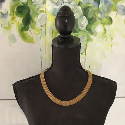 Gold Menkar necklace