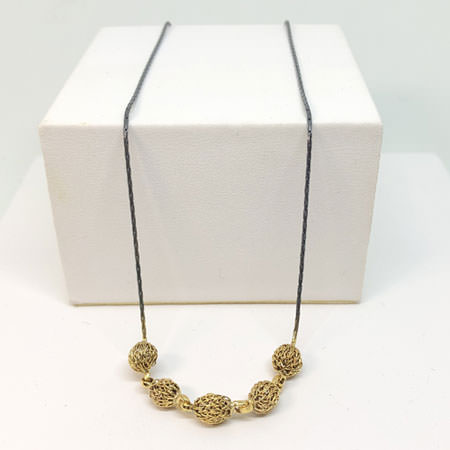 Agena gold necklace