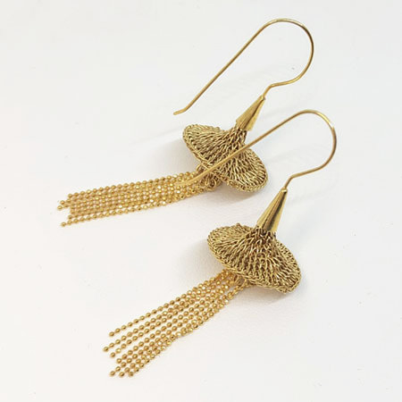 Alhena tassel earrings