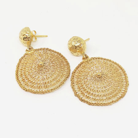 Gold Vega earrings