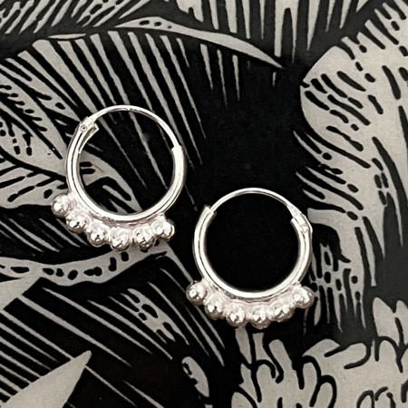 Tiny hoop earrings